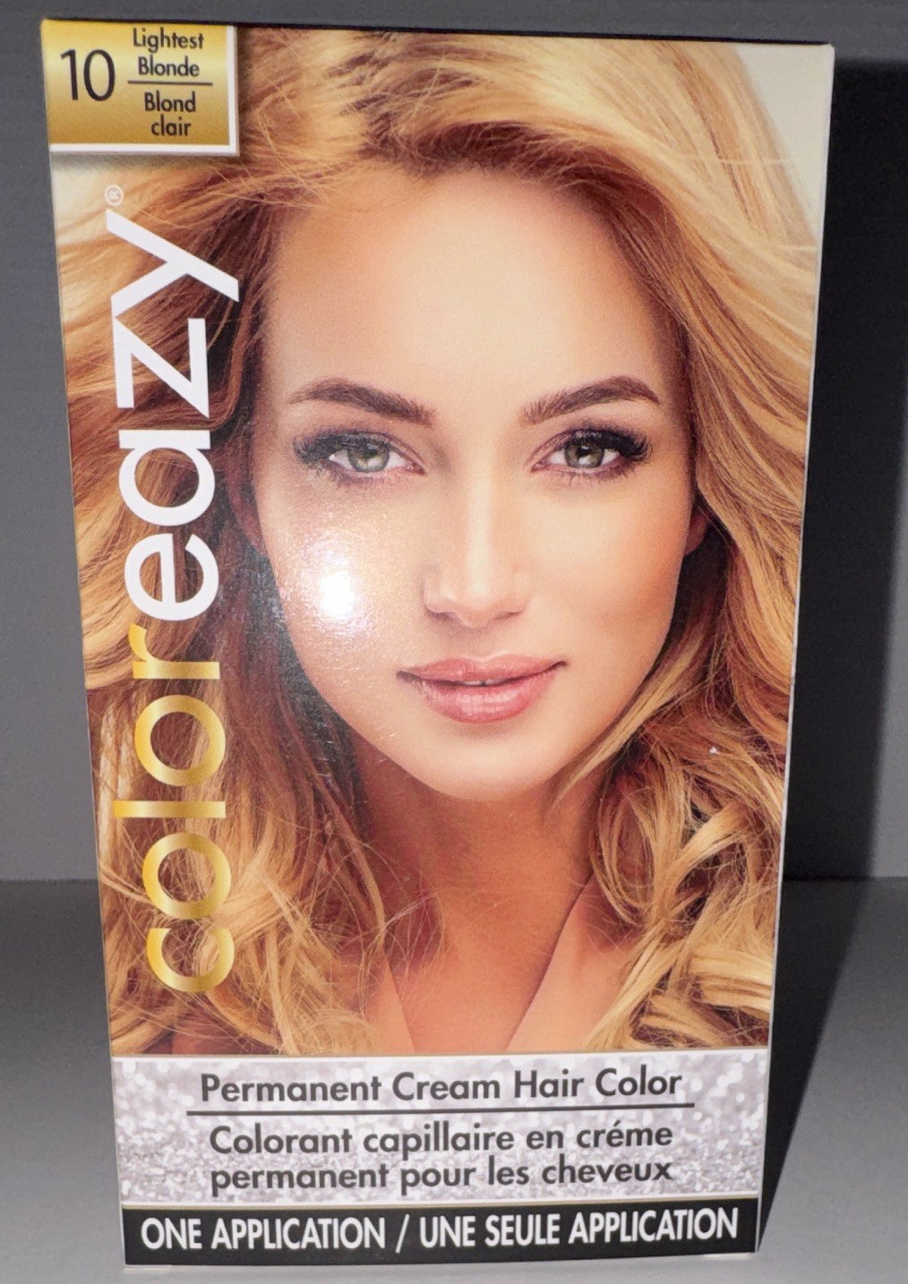 coloreazy Permanent Cream Hair Dye Shade 10 Lightest Blonde 1.4 fl oz