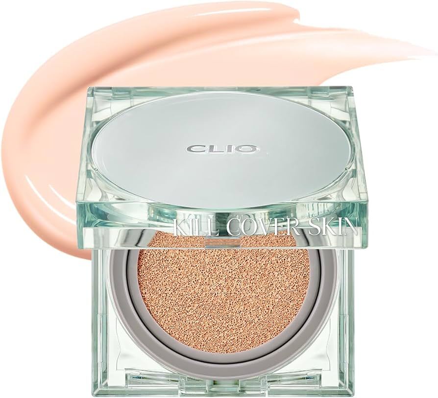 CLIO Kill Cover Skin Fixer Cushion SPF50+/PA+++ 15g + Refill