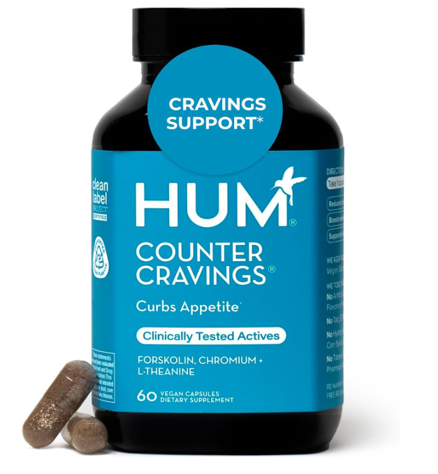 HUM Counter Cravings – Chromium Craving Suppressants with L-Theanine – 60 Count