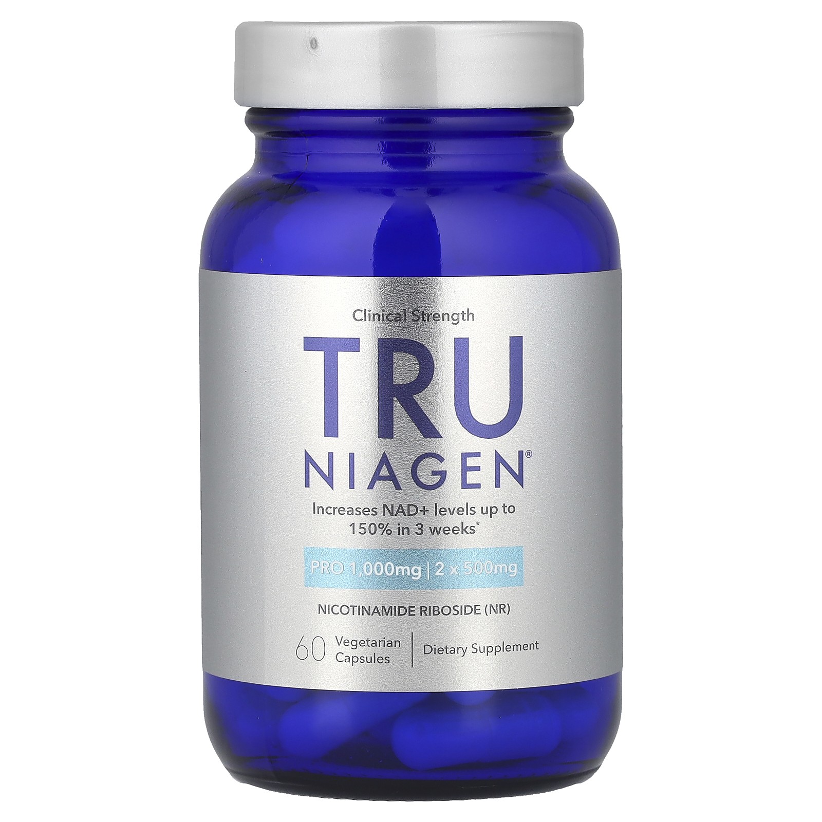 Pro, Nicotinamide Riboside, 60 Vegetarian Capsules (500 mg per Capsule)