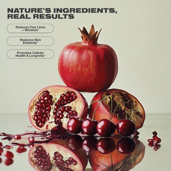 2 Pack Imarais Beauty Youth Skincare Gummies, 60 Gummies total Black Cherry