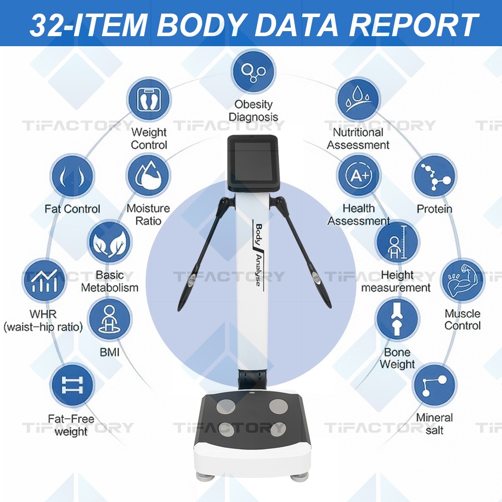Professional Full Body Fat Analyzer Body device Scanner Composition Analysis