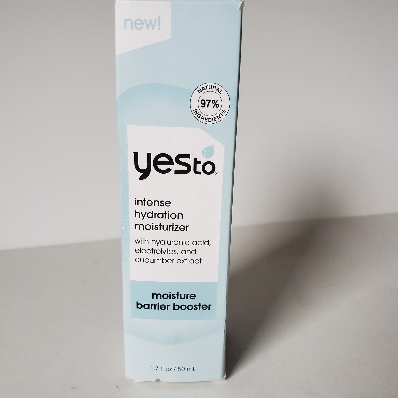 Lot 2 Yes To Intense Hydration Moisturizer 1.7 Oz Each Moisture Barrier Booster
