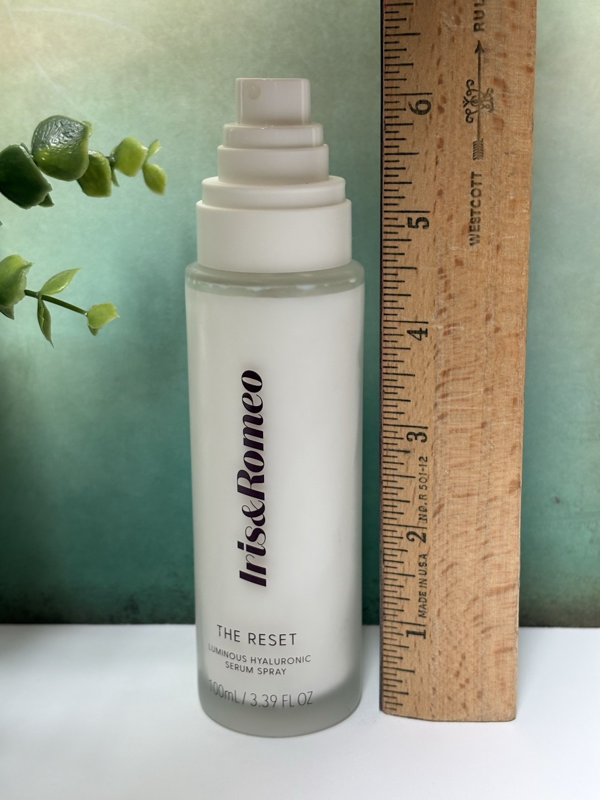 IRIS & ROMEO The Reset Luminous Hyaluronic Serum Spray Full Sz 3.39oz NEW-no lid