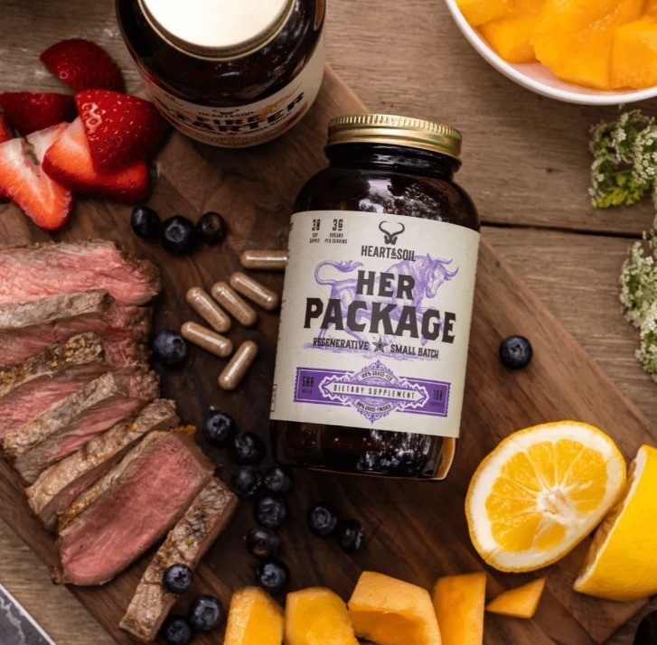 HEART & SOIL – 100% Grass Fed & Finished HER PACKAGE – 30 Day Supply