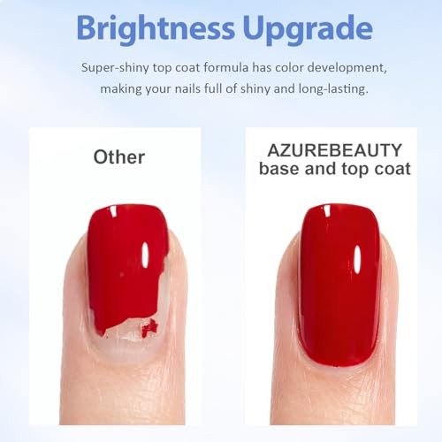 2-in-1 Base & Top Coat Nail Polish, Clear Strengthener, Quick Clear Top Coat