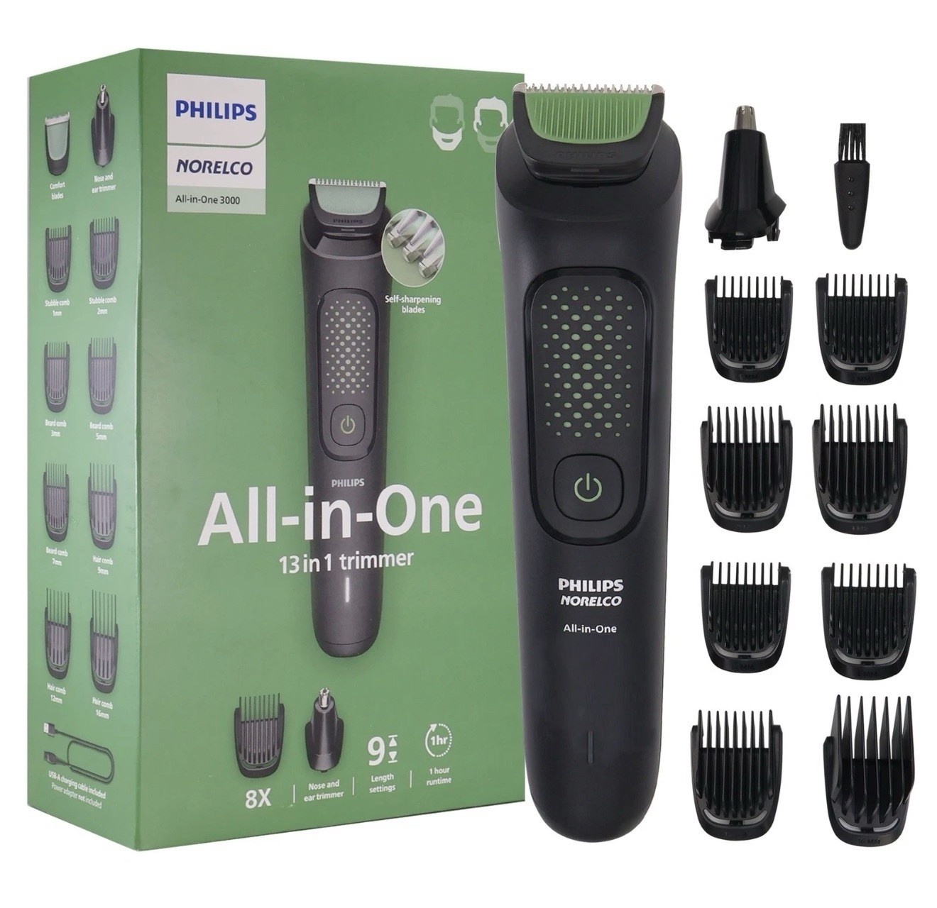 Philips Norelco All-in-One 3000 Series 13 in 1 Trimmer MG3919/50 New In Box