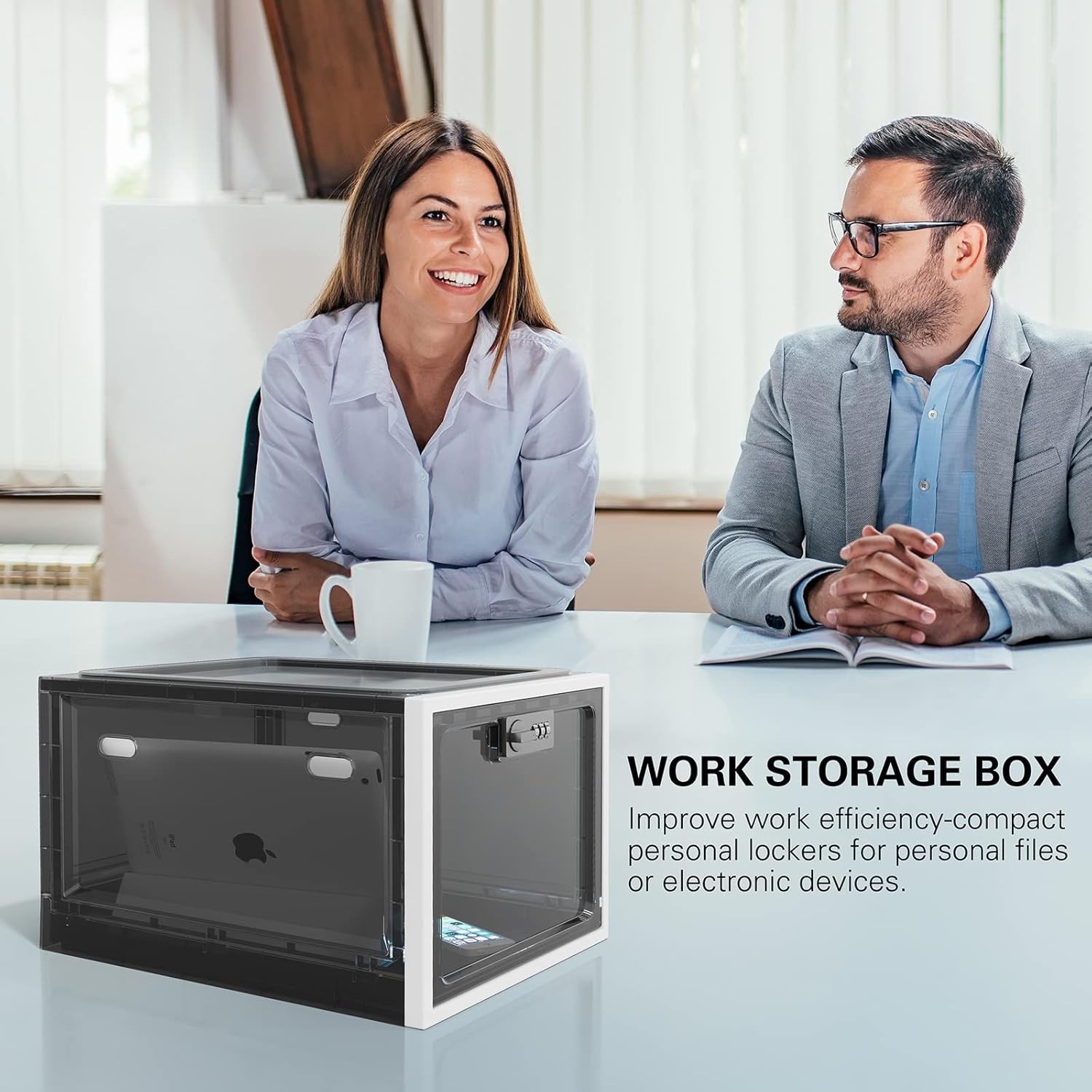 Large Capacity 13.8L Medicine Lock Box – Secure Storage with Combination Code