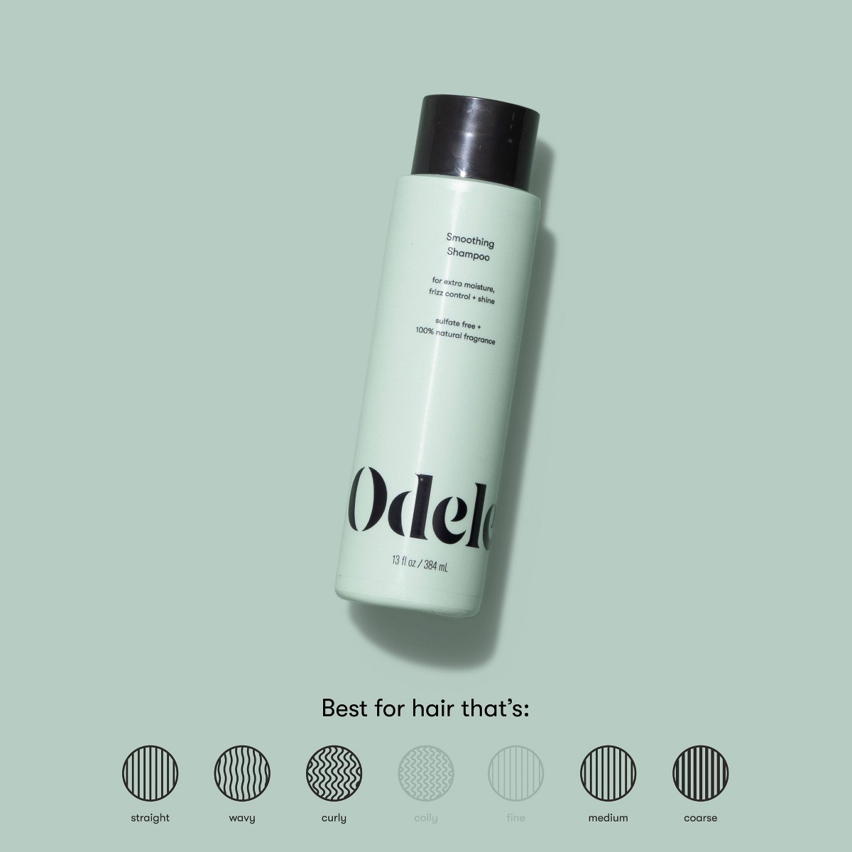 Odele Bulk Smoothing Shampoo for Frizz Control + Shine -32oz: For All Hair Types