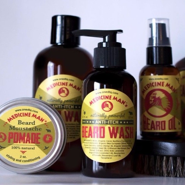 Medicine Man’s Anti-Itch Beard Wash – 100% Natural & Organic Beard Growth
