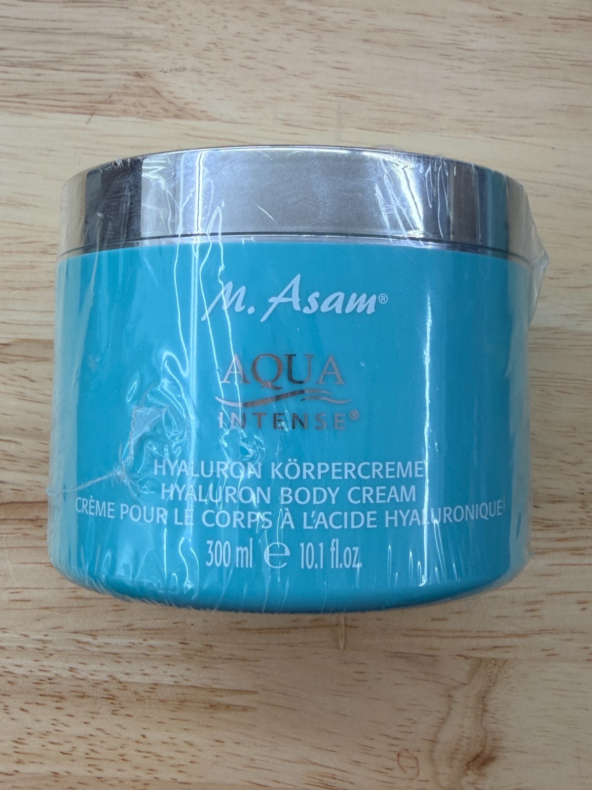M. ASAM Aqua Intense Hyaluron Body Cream 10.1 OZ / 300ml New Sealed