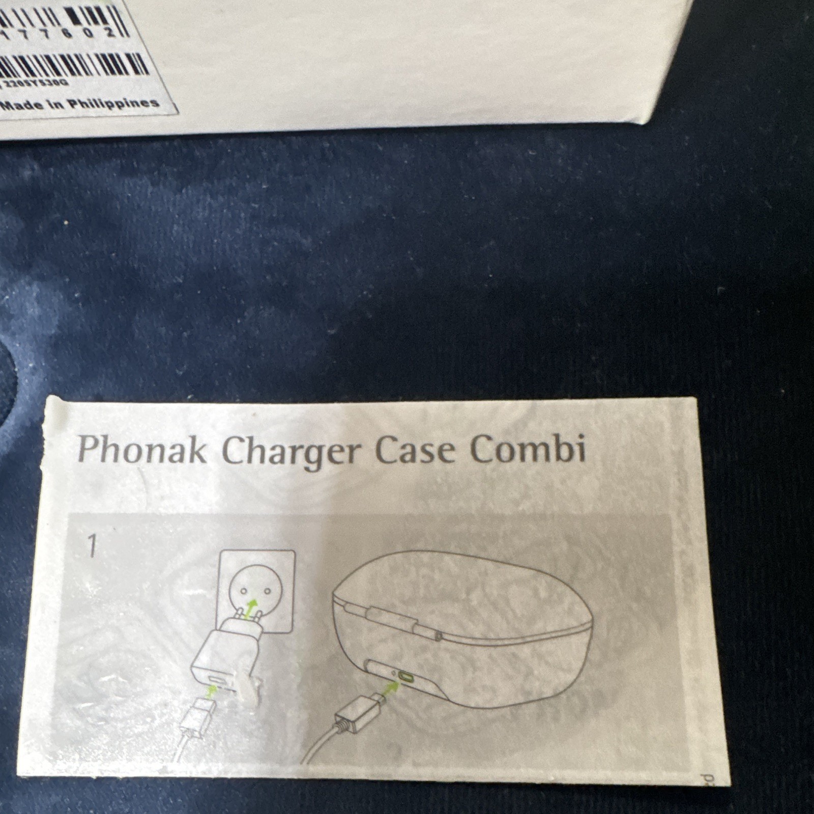 Phonak Charger Case Combi Hearing Aid Charger Charging Case Green 075-0059 As is