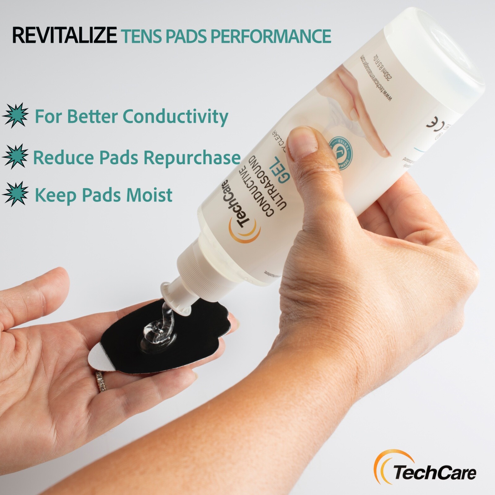 Conductive Ultrasound Gel Tens Unit Muscle Stimulator Pads ( 250 Ml 8.5 fl oz )