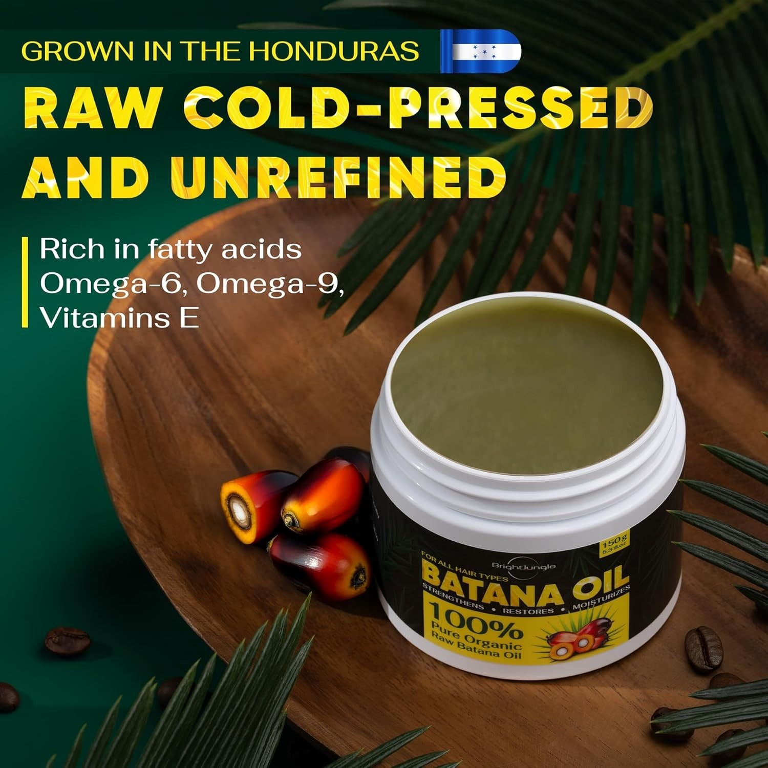 Botana Oil Hair Growth Batana Oil for Hair Growth Dr Sebi Organic,100 Percent Pu