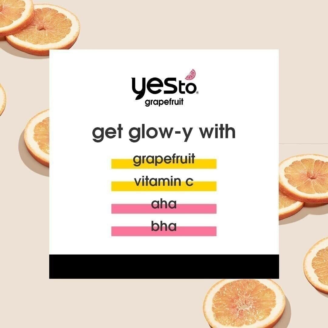 Yes To Grapefruit Weekly Acid Pads, Brightening & Exfoliating Treatment That…