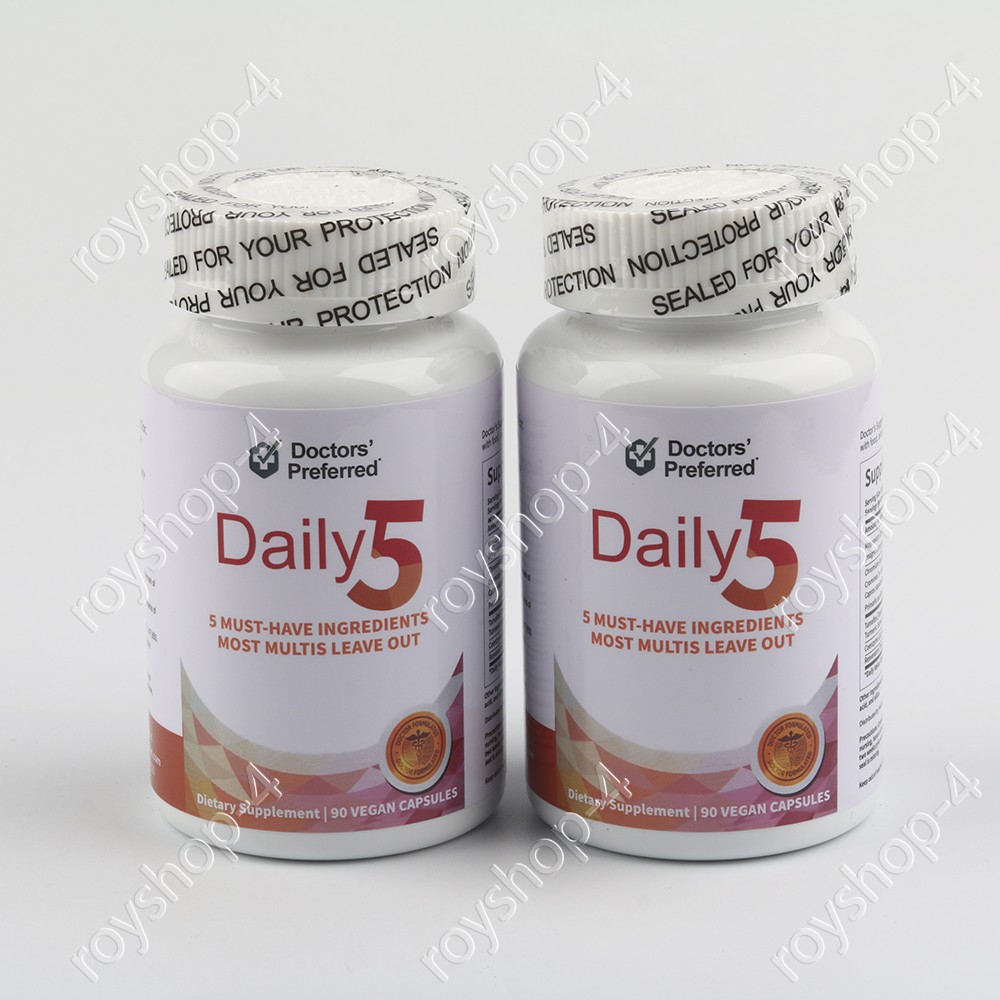 Doctors’ Preferred Daily5 90 Vegan Capsules Dietary Supplement 1-3 pack