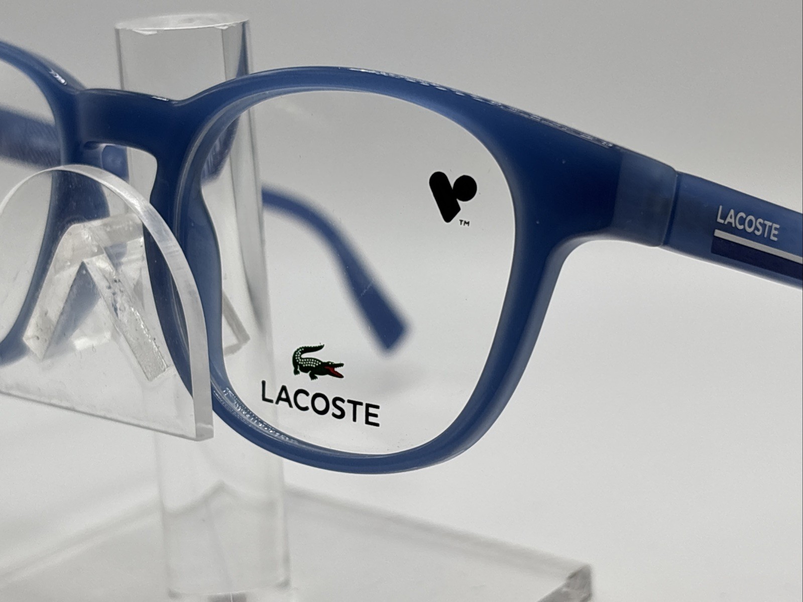 Lacoste L3654 414 46/18 M 135 Transparent Blue Full Rim Eyeglasses