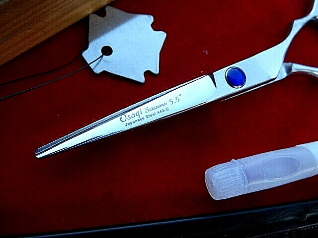 Money Back Warranty_5.5″ 440c Hairdressing Hair Cutting Scissors