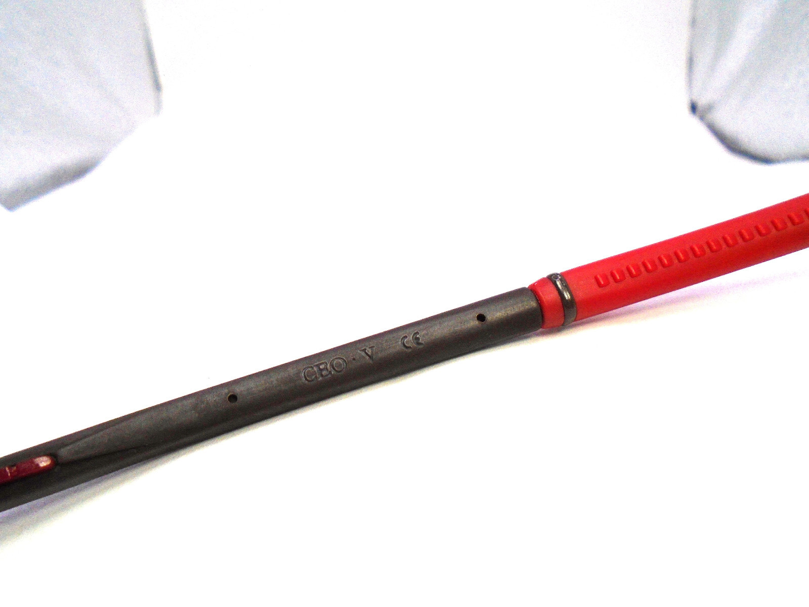 CEO-V Unknown Model Brown/Red Rectangle Eyeglasses Frames 50-17-138