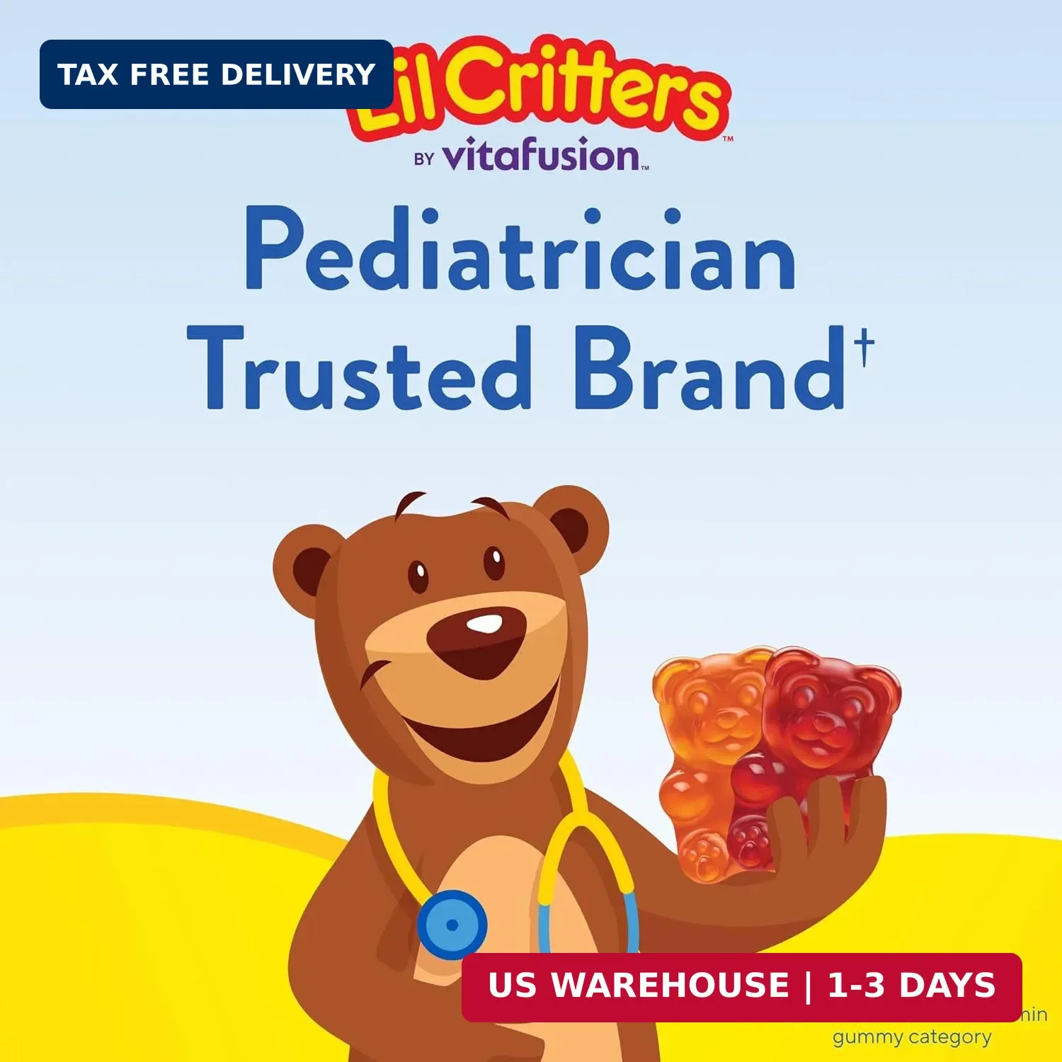 L’il Critters Gummy Vites Daily Kids Gummy Multivitamins Assorted Fruit Flavors