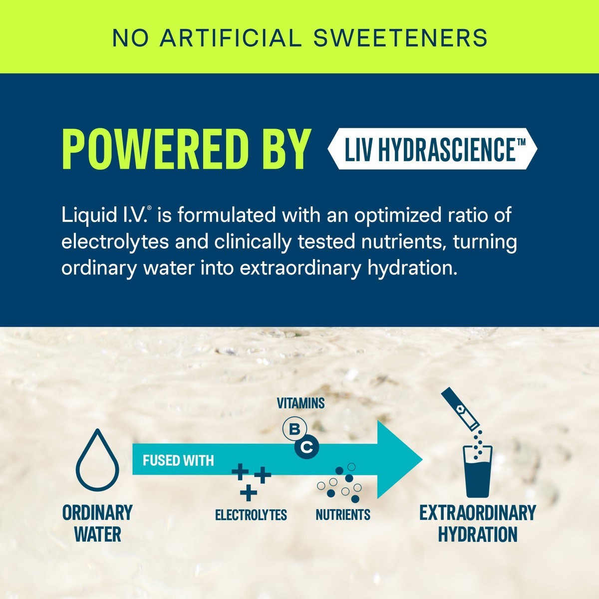 Liquid I.V. Lychee Sorbet Sugar Free Hydration Multiplier Sports Drink – 10ct