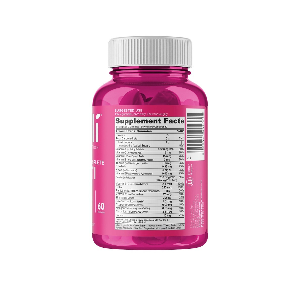 Goli Nutrition Women’s Multivitamin Vegan Gummies – 60ct