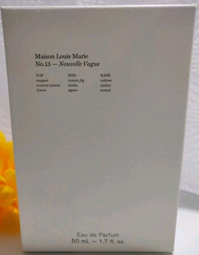 Maison Louis Marie Nouvelle Vague No 13 Parfum Spray 1.7 oz / 50 ml New Sealed