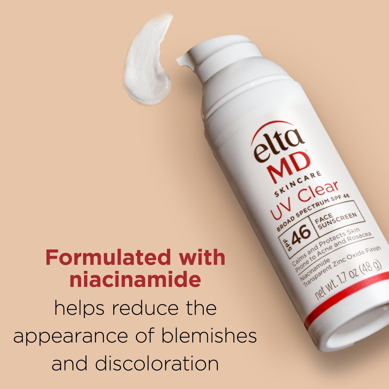 2Pcs Elta MD UV Clear Broad-spectrum Facial Sunscreen SPF46 1.7 oz EXP 10/27 NEW