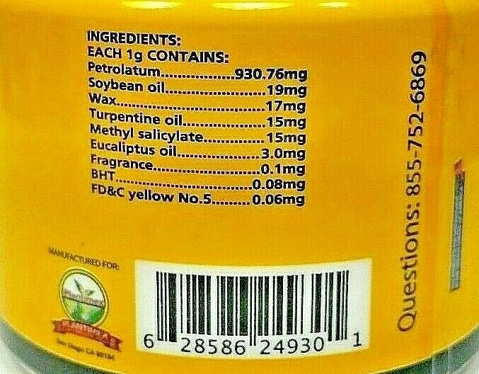 MAMISAN Pomada OINTMENT 100 grs (3.52 oz) each Made in Mexico 100% Original