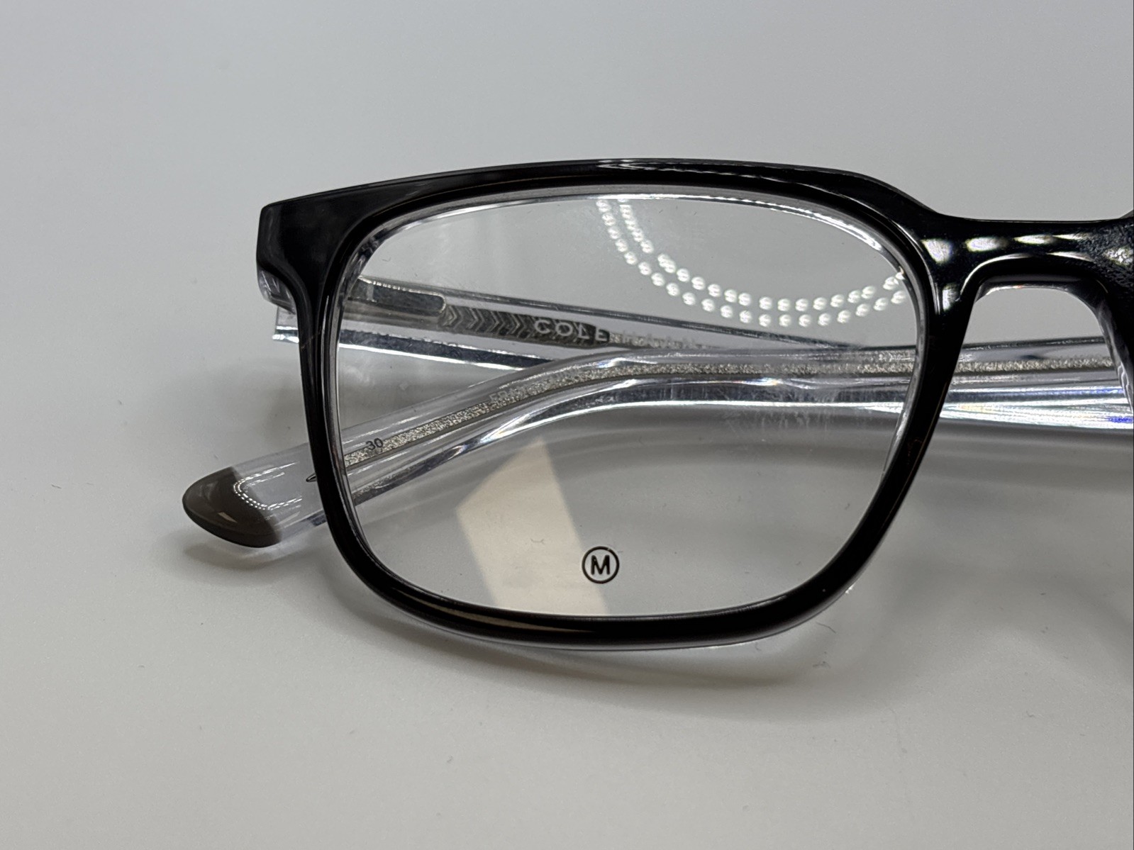Cole Haan CH4506 (036) Smoke Crystal 52/18 M 140 Men’s Full Rim Eyeglasses A5720