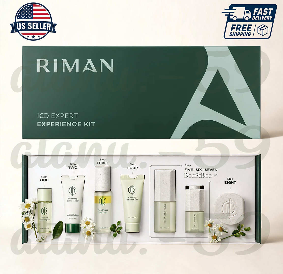 K-beauty Incell.derm Expert RIMAN Ritual Experience Kit – FreeShip – HOTNEW 2027