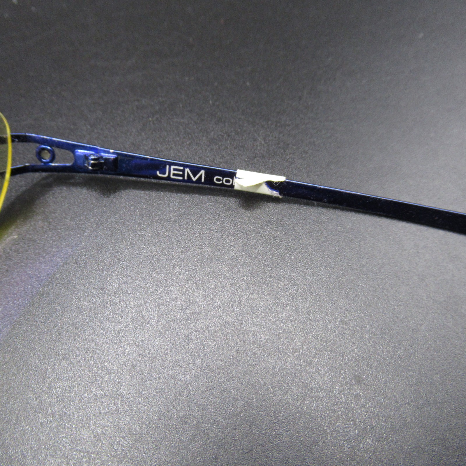 Gunnar Optiks Rimless Eyeglass Frames Blue Yellow Tint Lenses Swiss Optics China