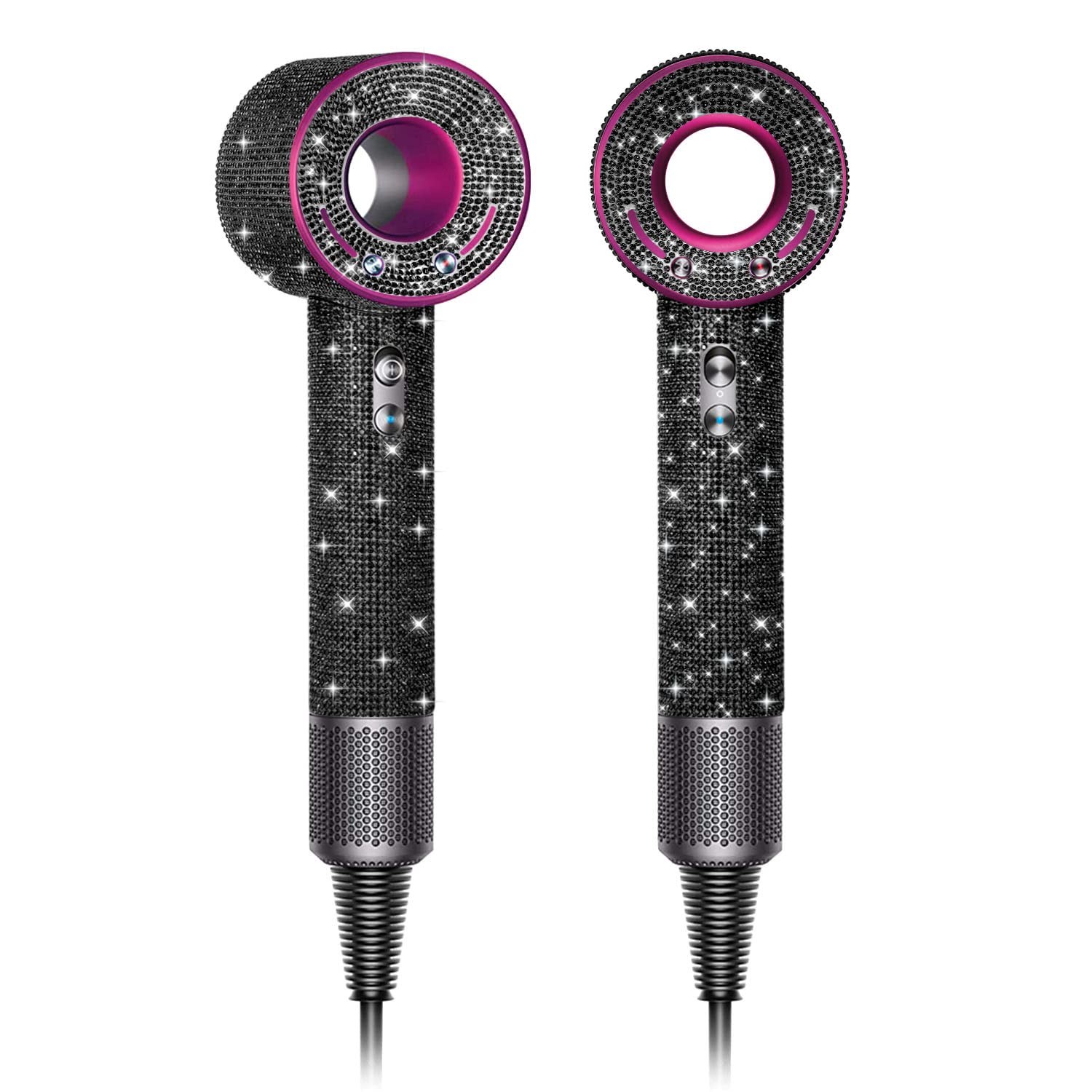 Rhinestones Case for Dyson Hair Dryer Anti-Scratch Shockproof Dust Proof Trav…