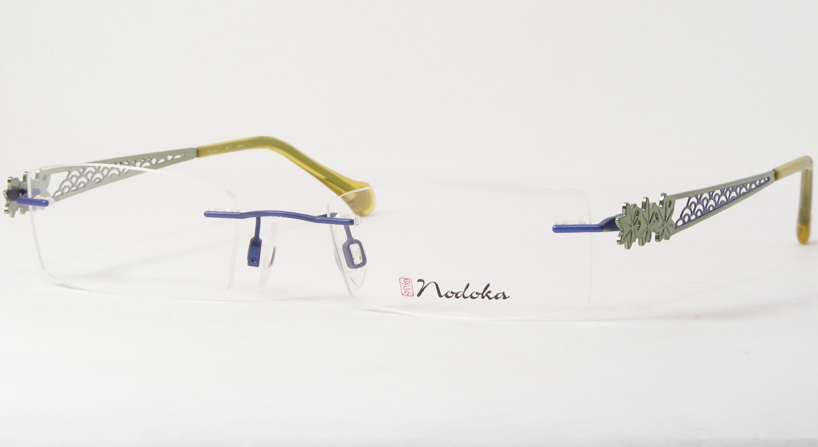 Nodoka Charmant ND10160 PU Purple Blue UNIQUE RARE EYEGLASSES GLASSES 49-19-140