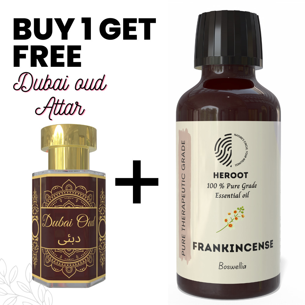 Frankincense Essential Oil 10ml Aromatherapy Diffuser Home Fragrance +Free Attar