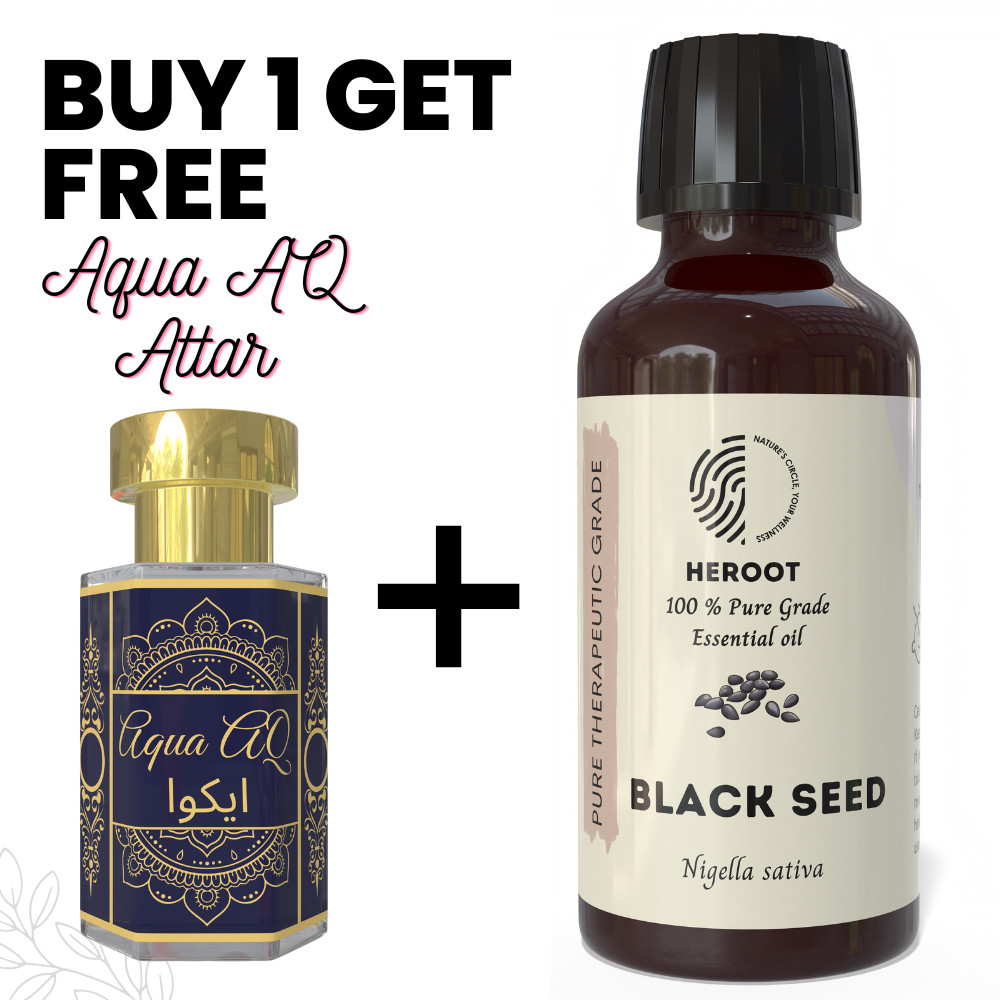 Black Seed Essential Oil 10ml Aromatherapy Diffuser Home Fragrance + Free Attar