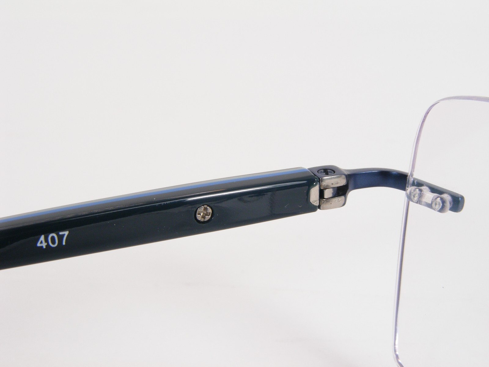 Fleischmann exclusive Paul 407 Blue UNIQUE RARE TITANIUM EYEGLASSES 55-20-135mm