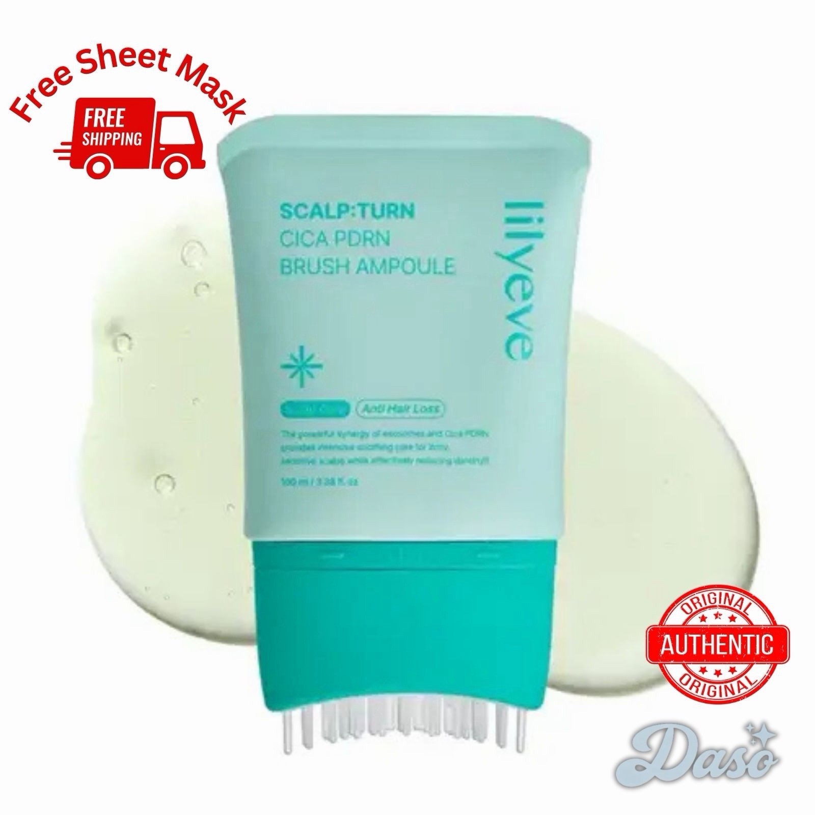 Lilyeve Scalp:Turn Cica PDRN Brush Ampoule 100ml