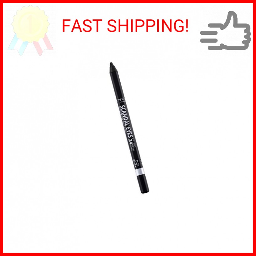 Rimmel London Scandaleyes Waterproof Gel Pencil Eyeliner, Long-Wearing, Ultra-Sm