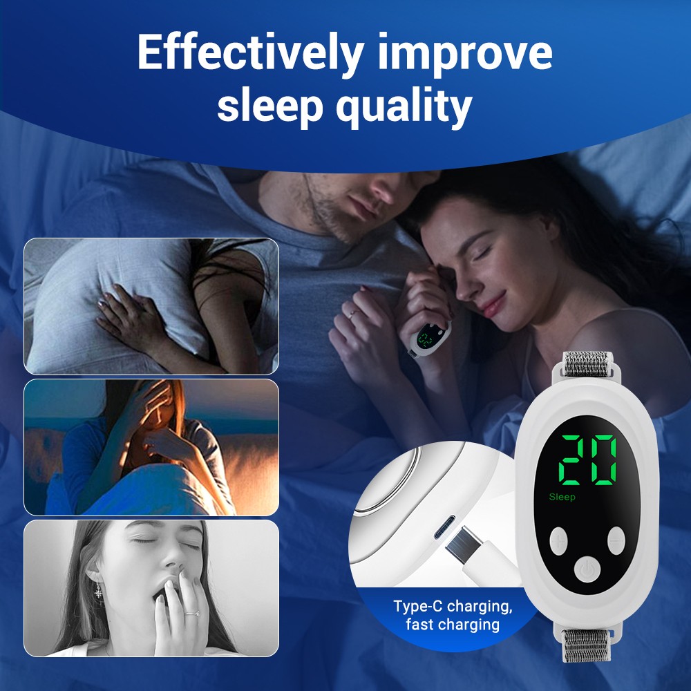 Handheld Sleep Aid Device, Relief Anxiety Help Sleep, Promotes Rest, USB 150mAh