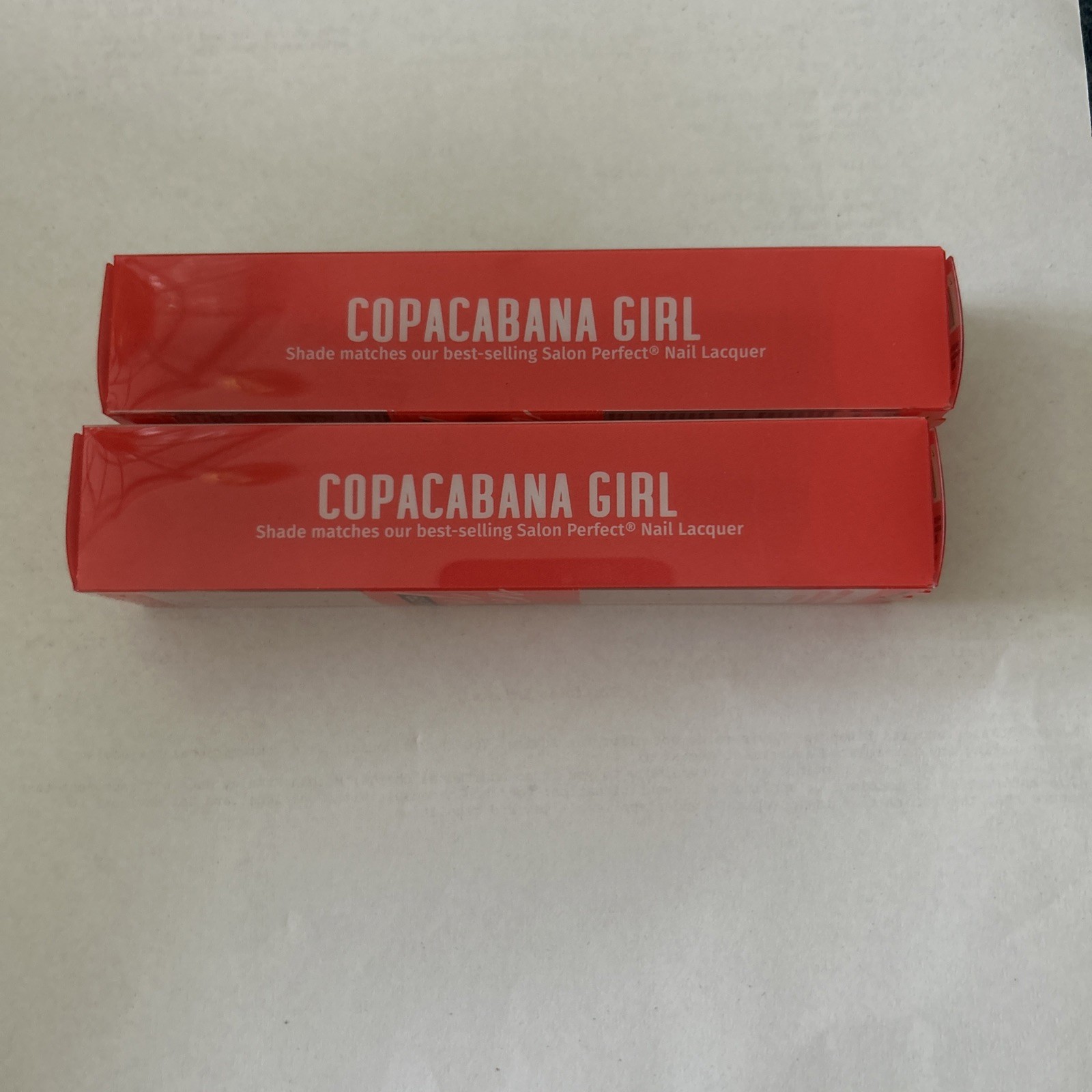 2 PACK Salon Perfect Nail One-Step Gel Pen, Copacabana Girl 0.35 fl oz