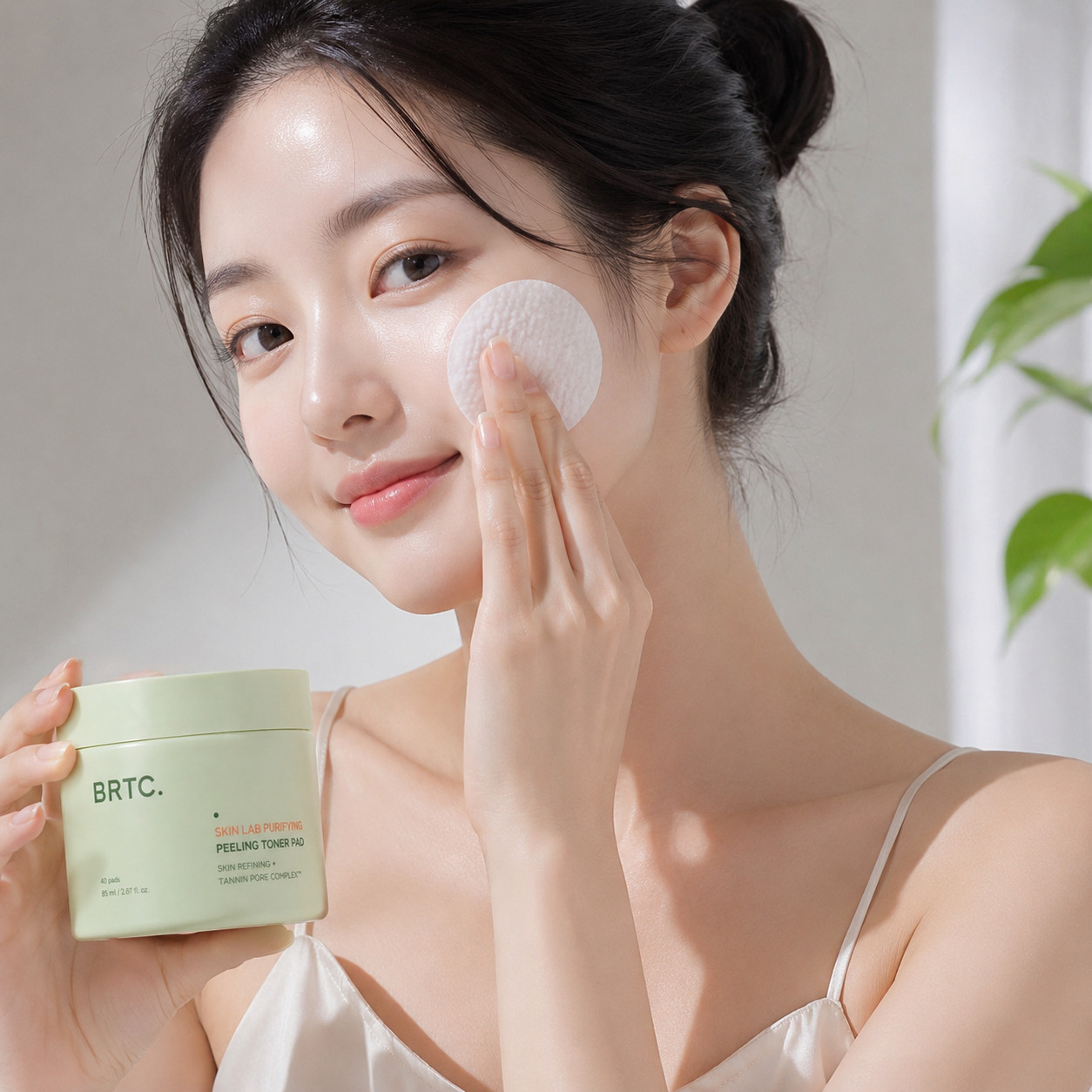 BRTC Purifying Toner Pads 40pcs Exfoliating Korean Skincare