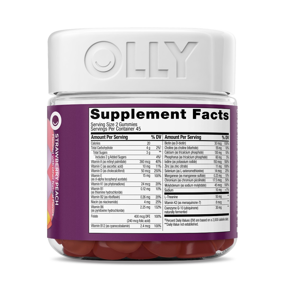 OLLY Women’s 40+ Multivitamin Gummies – 90ct