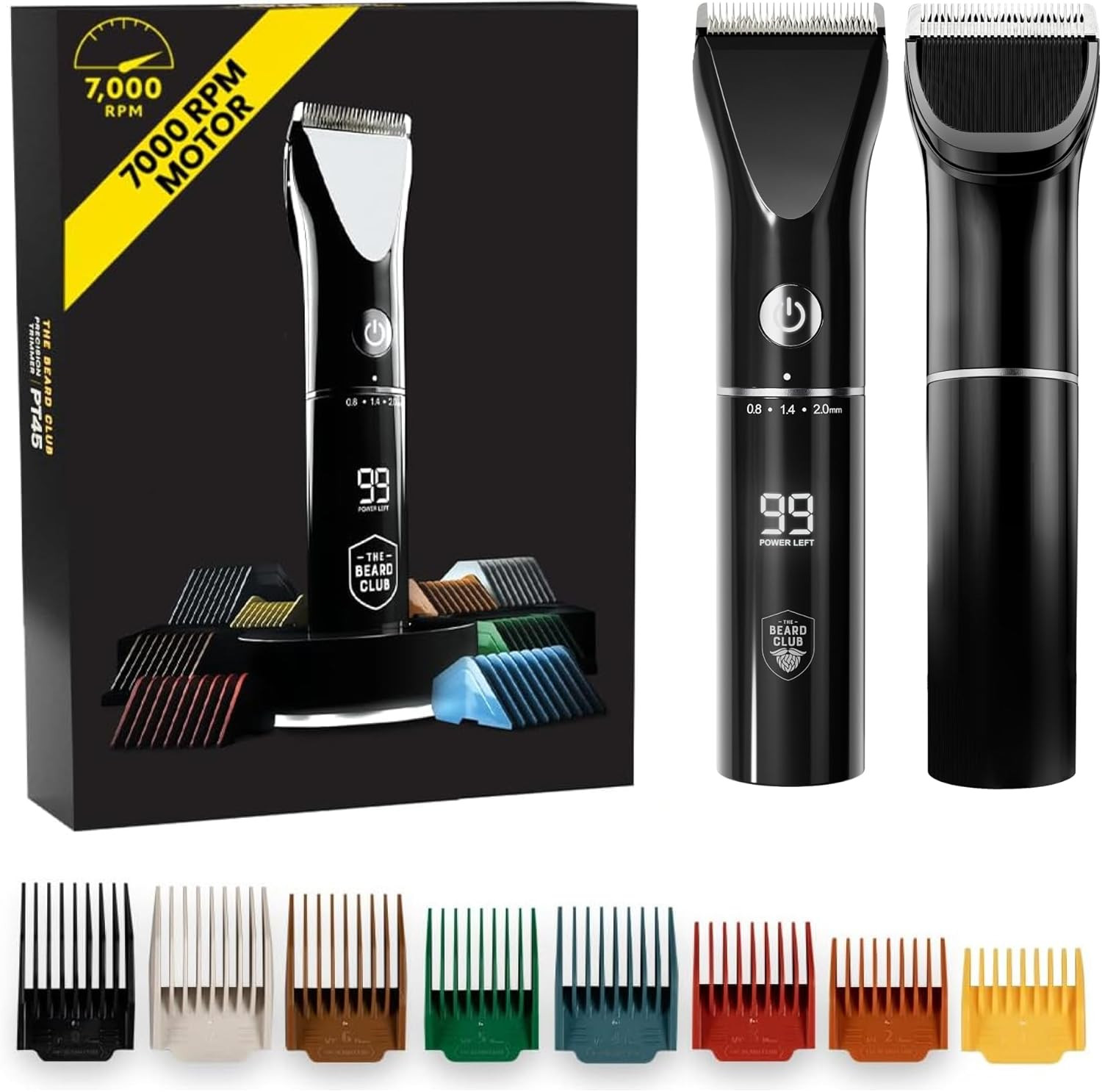 Beard Trimmer for Men – Electric Cordless Rechargeable Beard & Hair Trimmer – Hi