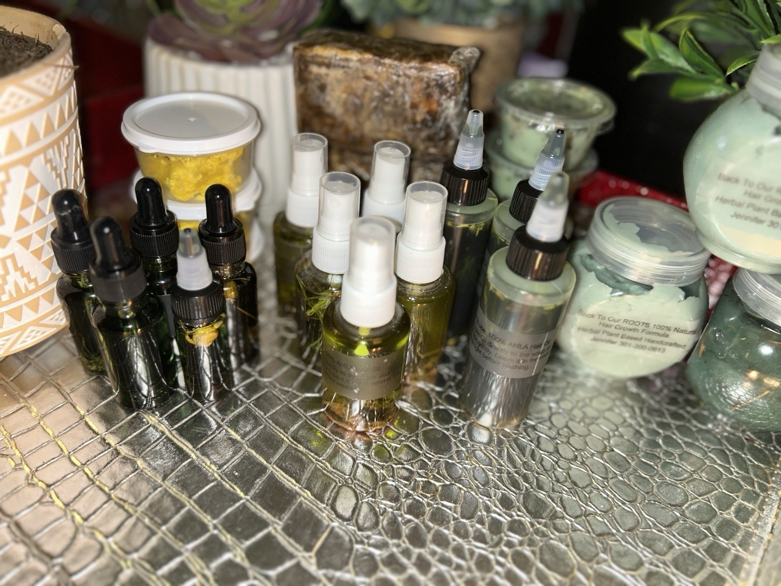 Back To Our ROOTS Amla Hair Oil Spray Bottles