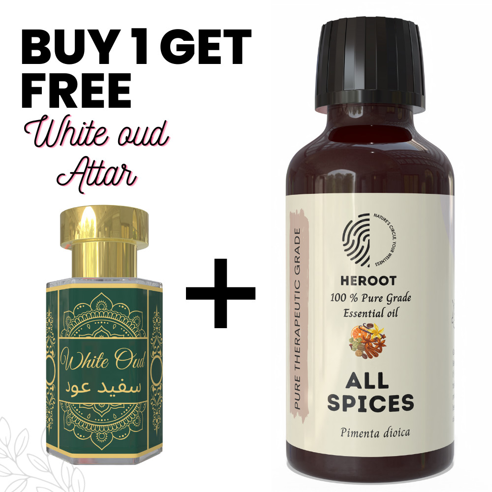 All Spices Essential Oil 10ml Aromatherapy Home Fragrance Diffuser + Free Attar