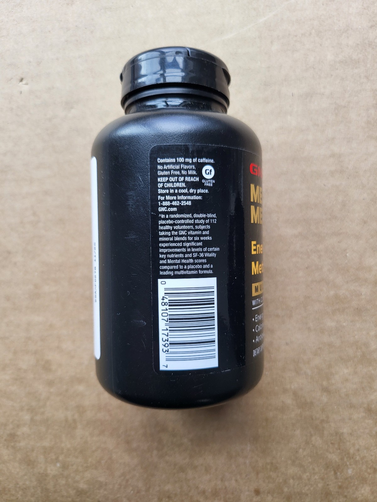 GNC Mega Men Energy/Metabolism 180 Caps