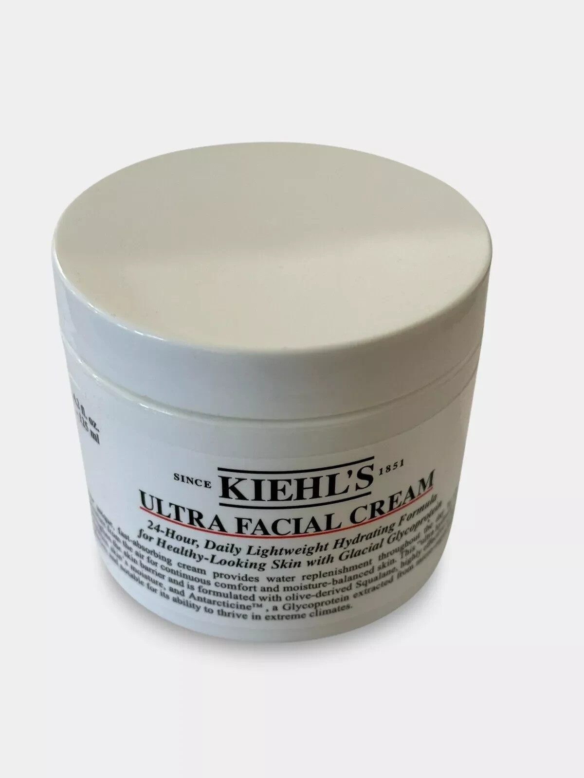 Kiehl’s Ultra Facial Cream – 4.2oz /125 ml -Hydrating 100%
