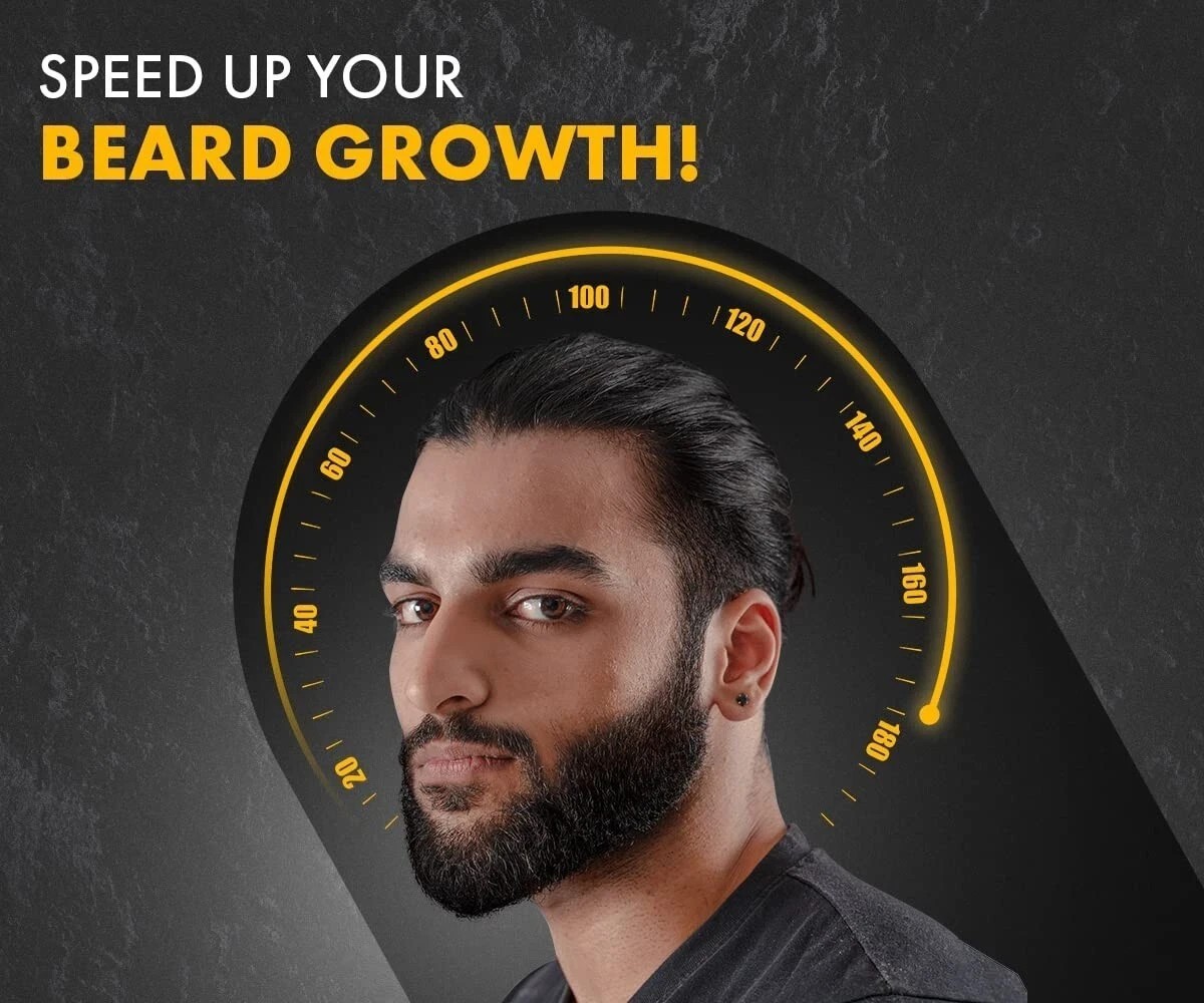 Beard Booster Growth Oil for Men Natural Enriched with Herbs & Jadibuti (60 ml)