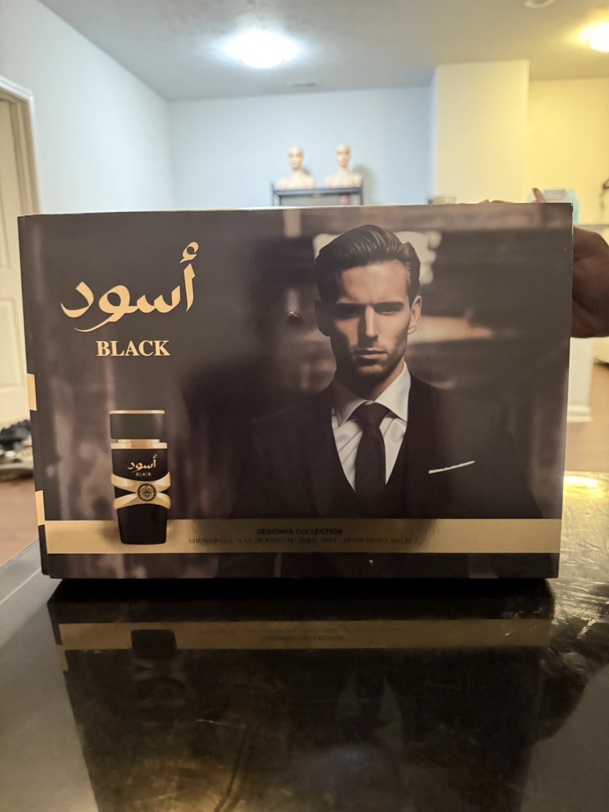 Afnan Black Eau de Parfum Spray Regular Size 0.1 fl oz New with Box